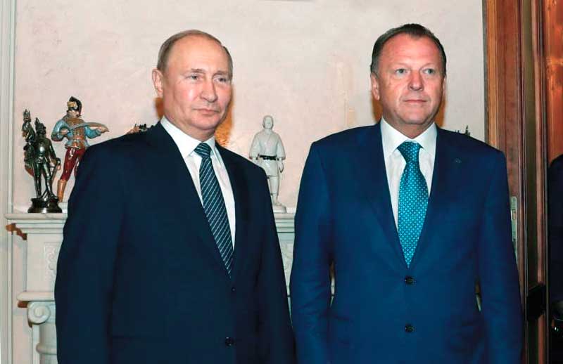 Presidente da Rússia visita Marius Vizer na sede da Federação Internacional de Judô em Budapeste