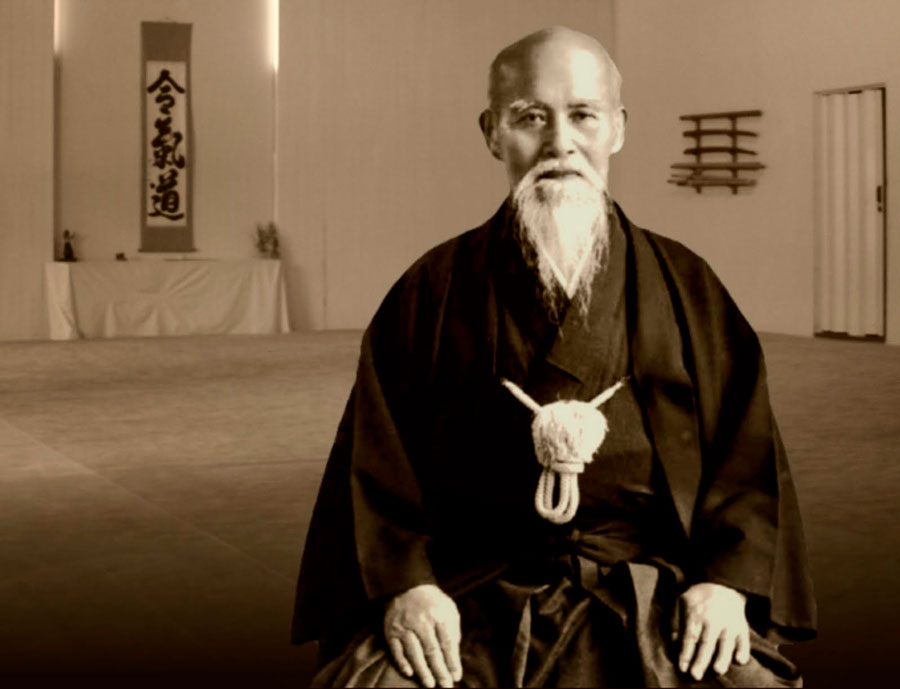 Ô-Sensei Morihei Ueshiba fundador do Aikidô, a arte da paz