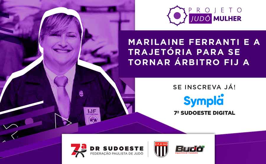 7ª DRJ Sudoeste e Marilaine Ferrante realizarão live Trajetória para se tornar árbitro FIJ A