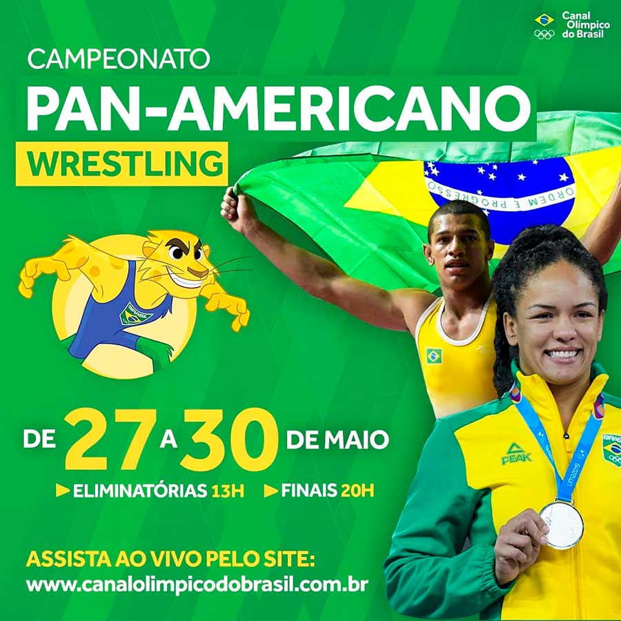 Seleção brasileira de wrestling inicia hoje a disputa do Campeonato Pan-americano na Guatemala