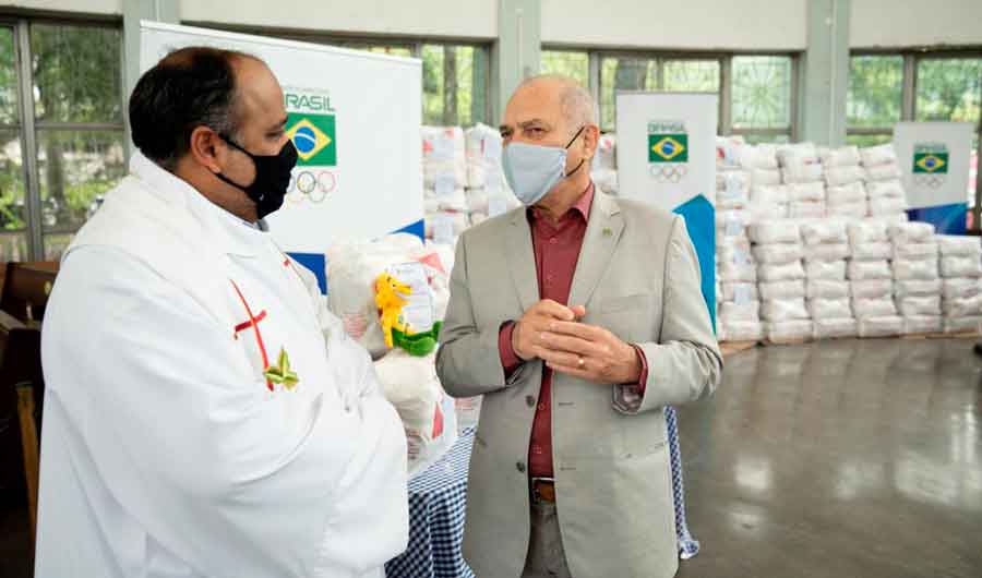 Comitê Olímpico do Brasil doa mil cestas básicas para arquidiocese do Rio pelo marco de 100 dias para os Jogos de Tóquio