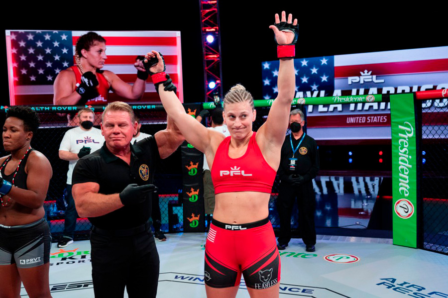 Atual campeã da PFL, Kayla Harrison culpa Dana White por não estar lutando no UFC