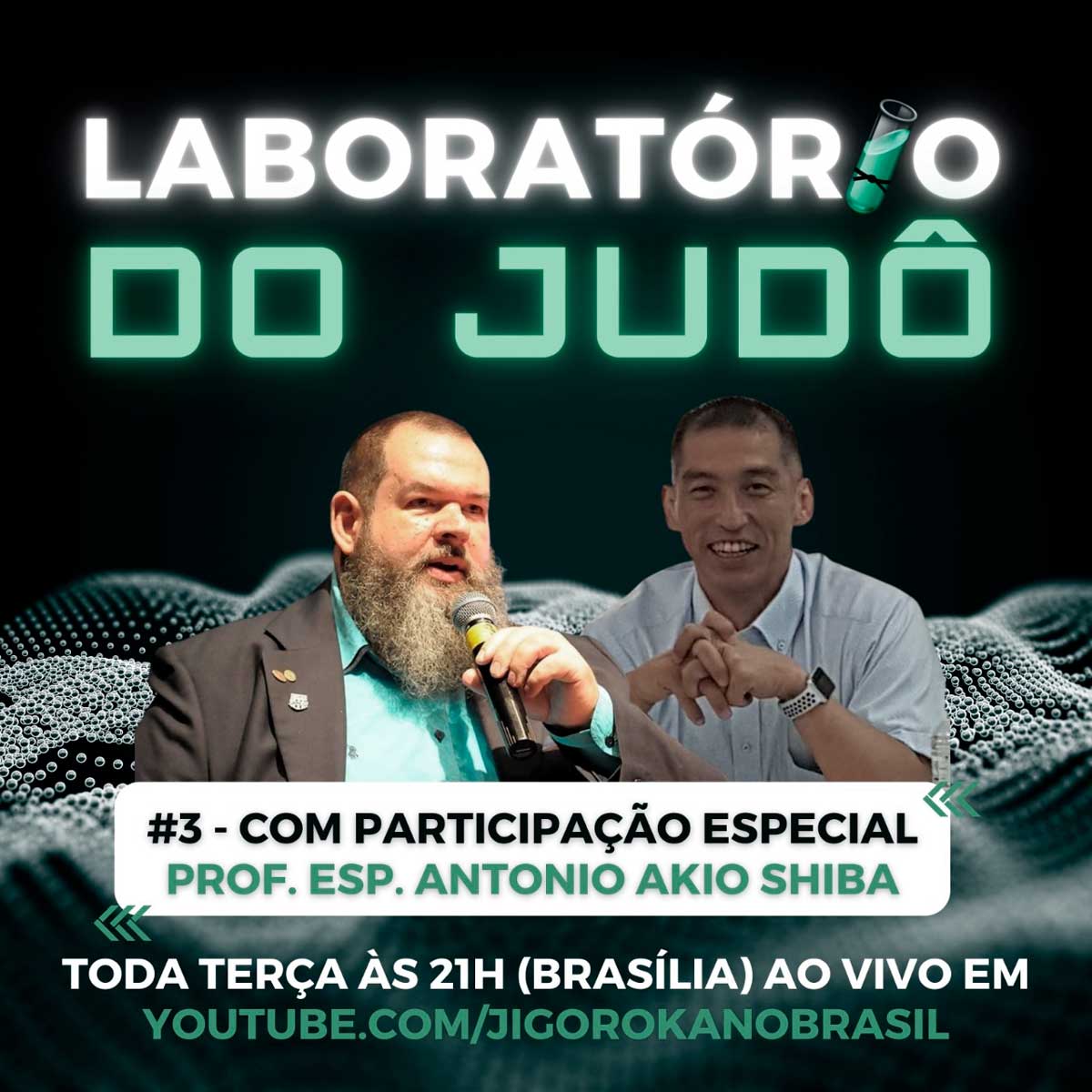 Laboratório do Judô recebe hoje, o professor kodansha Akio Shiba