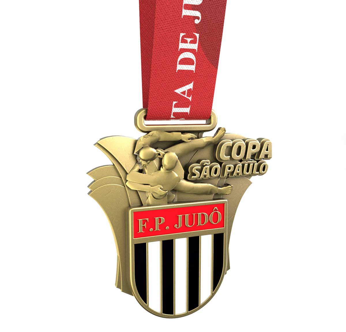 Medalhas da Copa São Paulo de Judô ganham design exclusivo e compatível com a importância da competição
