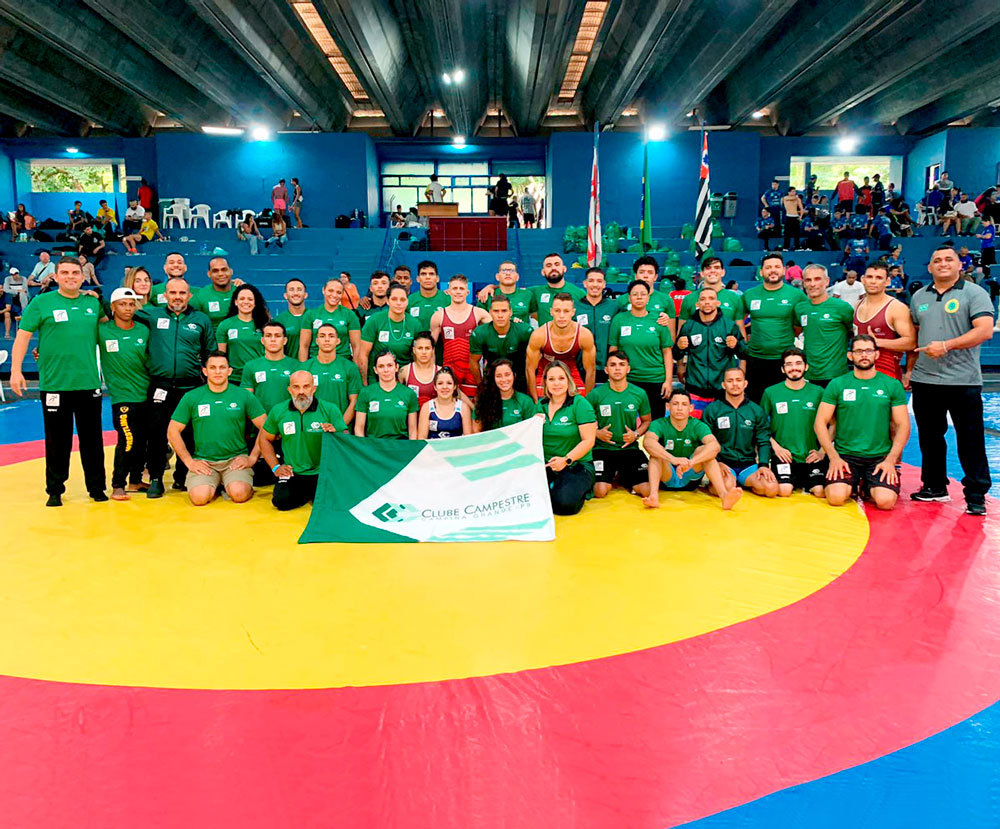 Clube Campestre da Paraíba é tricampeão brasileiro de wrestling na classe sênior masculina