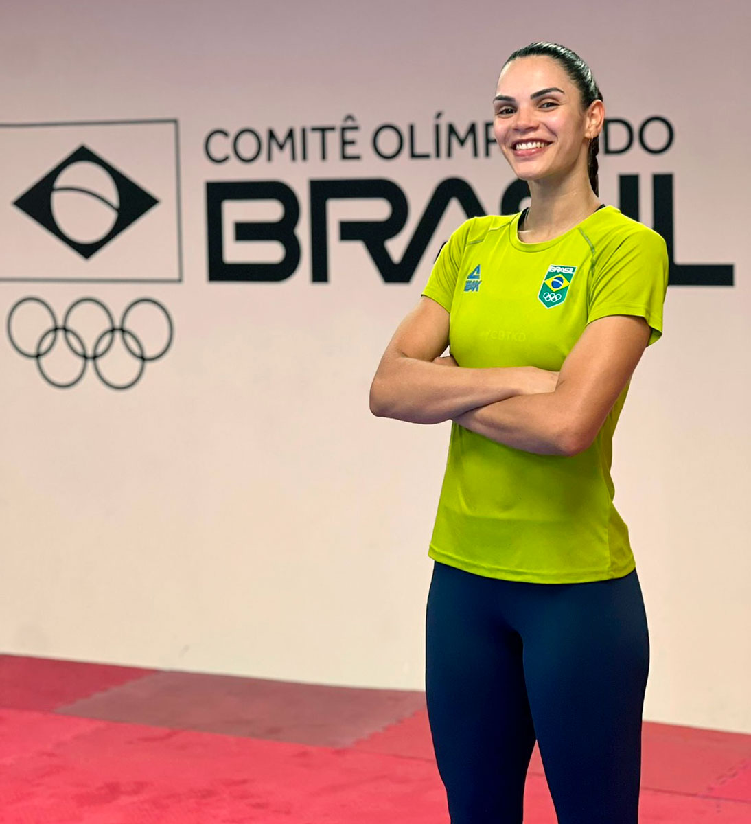 Caroline Santos, assegura a primeira vaga do taekwondo para os Jogos Olímpicos de Paris