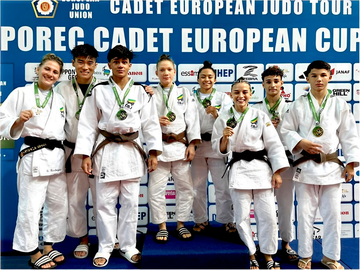 Seleção brasileira juvenil fecha Copa Europeia de Porec com 15 medalhas