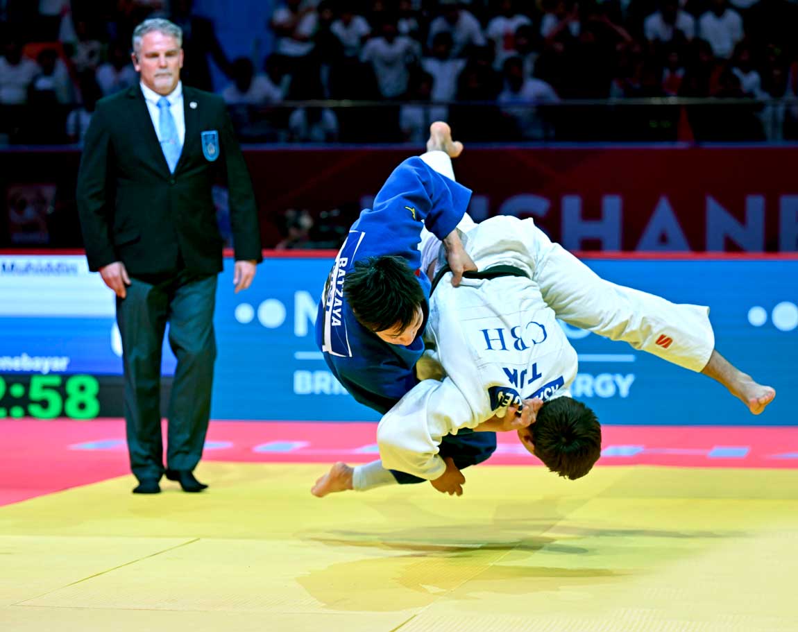 Com quatro ouros, duas pratas e quatro bronzes, Tajiquistão vence o Grand Slam de Dushanbe
