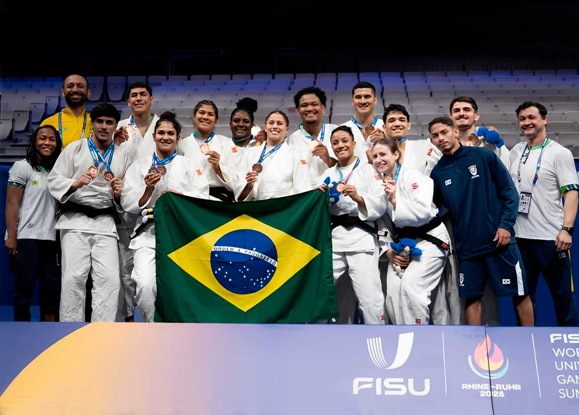 Brasil conclui Jogos Mundiais Universitários com três medalhas e fica em oitavo lugar
