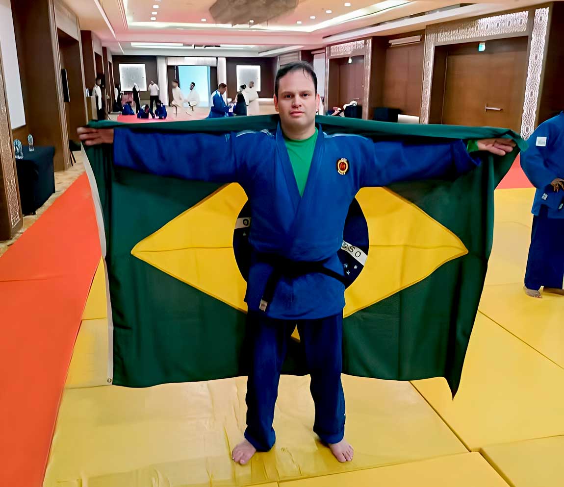 Felipe Amorim assume vice-liderança no ranking mundial do judô paralímpico e projeta Los Angeles 2028