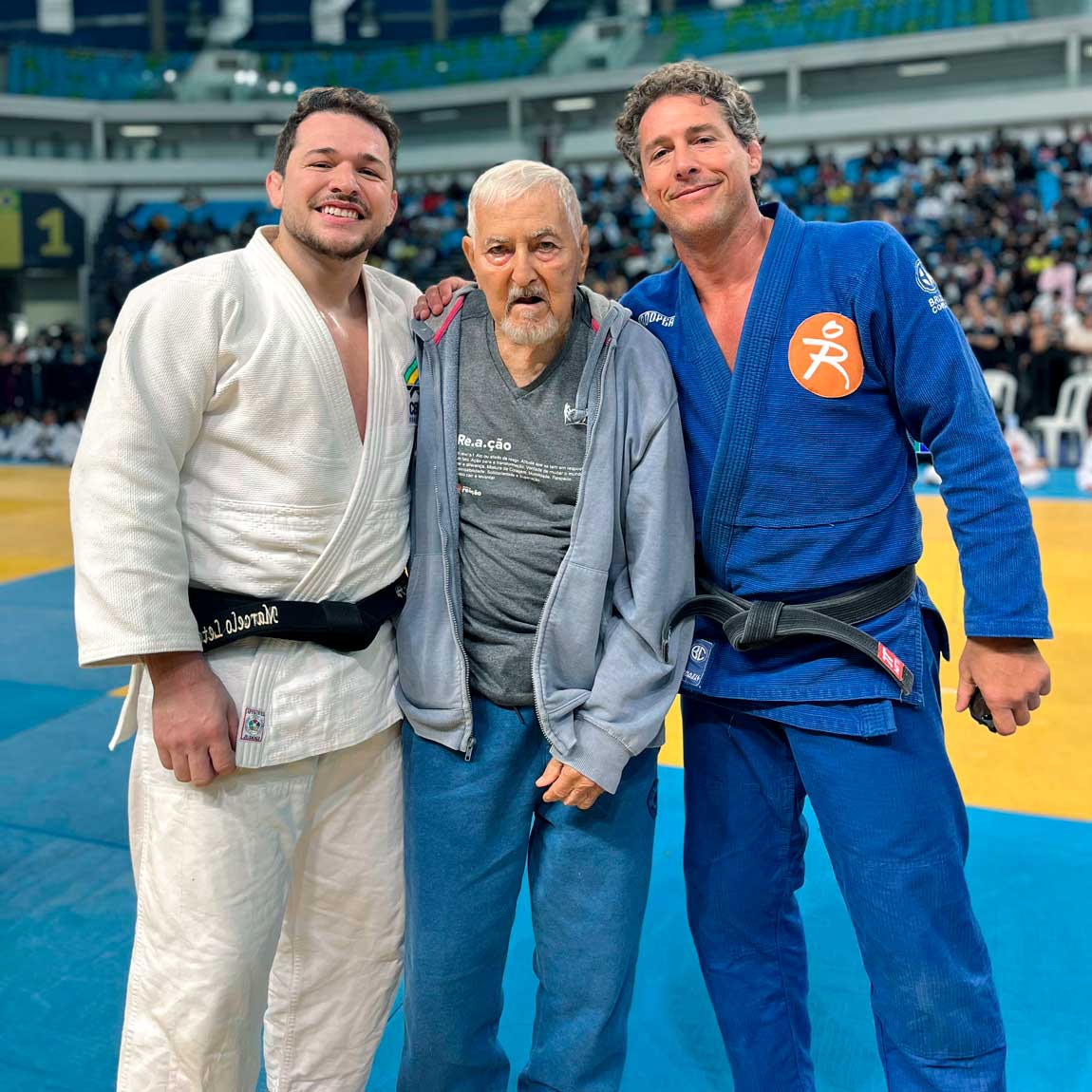 Flávio Canto e Victor Penalber se enfrentam no tatami durante o Inter Reação