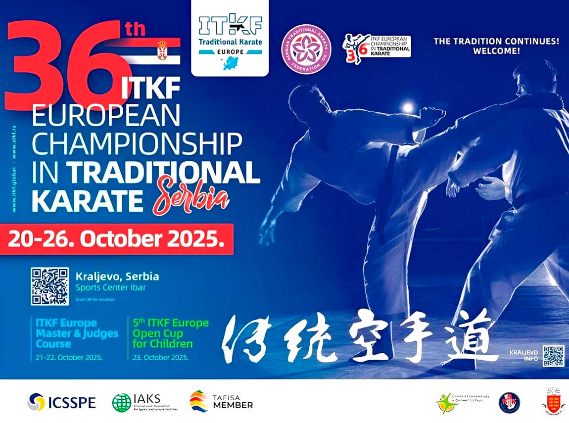 36th ITKF European Traditional Karate Championship: A historic milestone for ITKF Europe