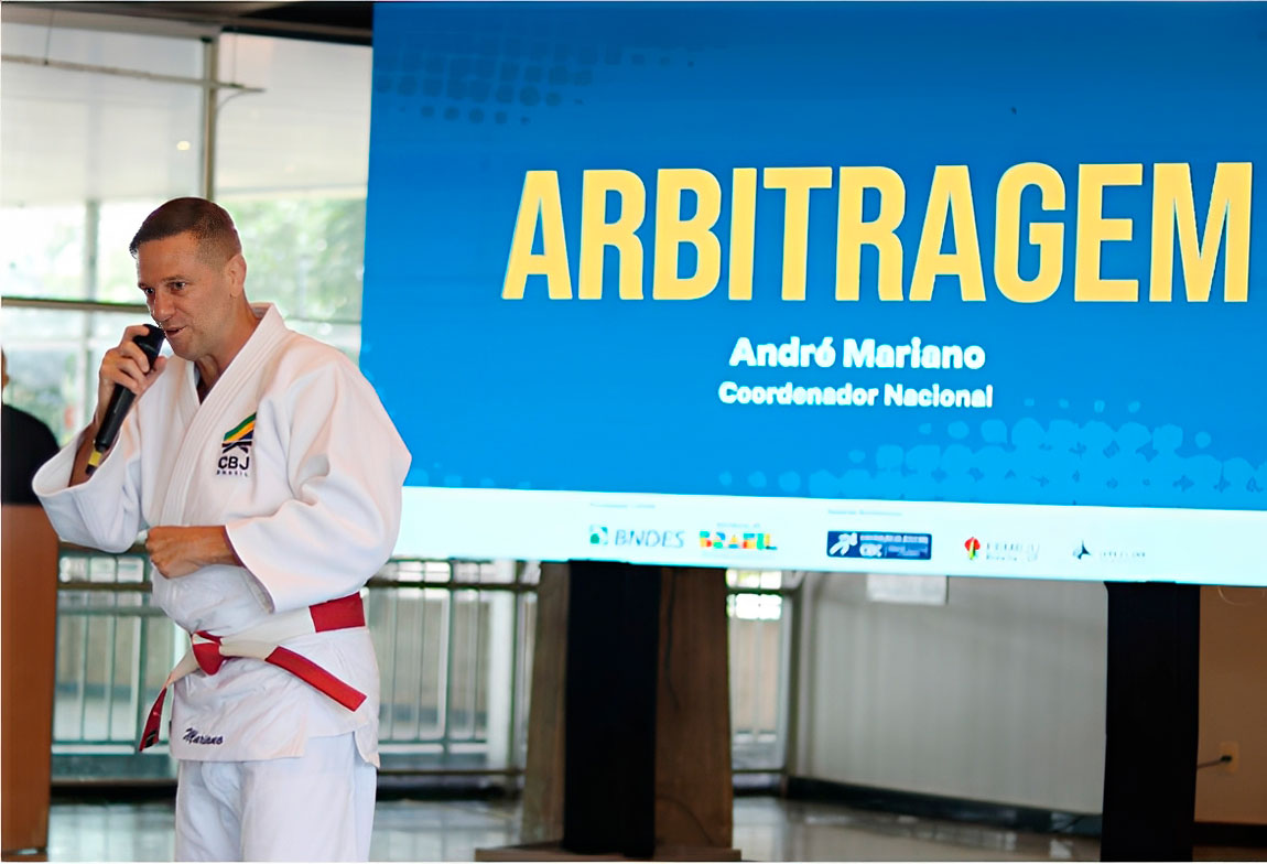 André Mariano dos Santos é o novo Coordenador Nacional de Arbitragem da CBJ