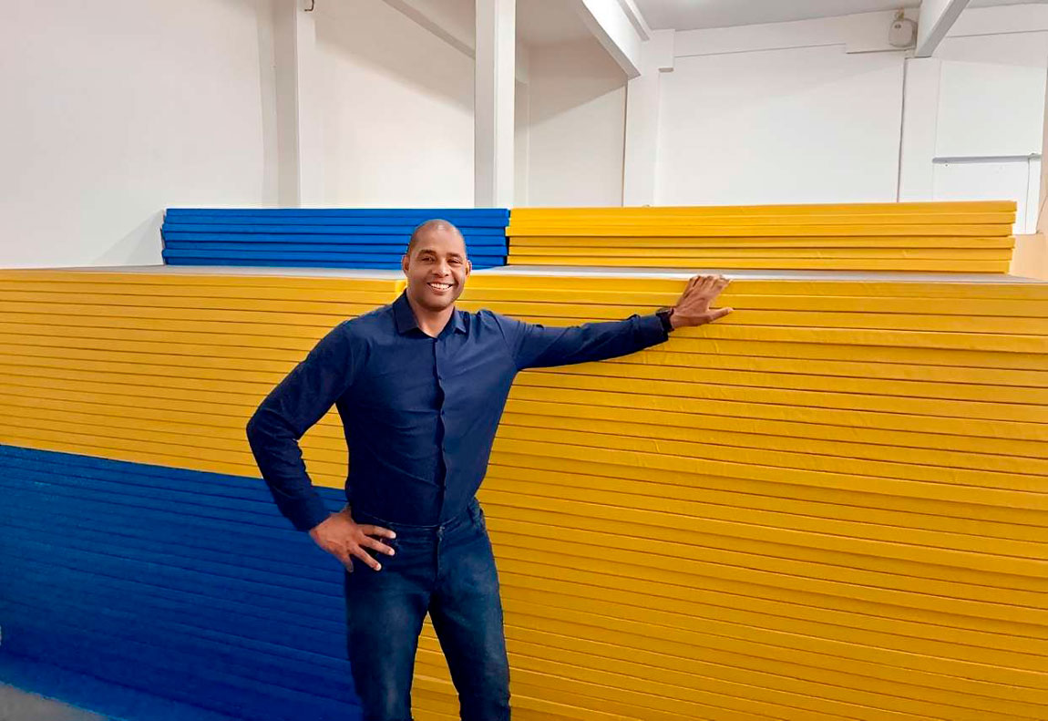 Gestão Sandro Borges inicia investimento estrutural com aquisição de área oficial de tatamis olímpicos