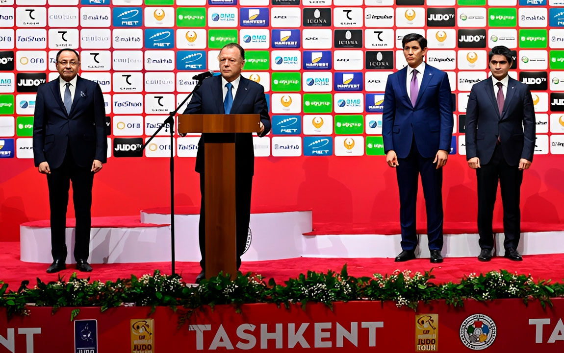 Tashkent abre o Grand Slam 2026 com espetáculo cultural e mensagem de união pelo judô