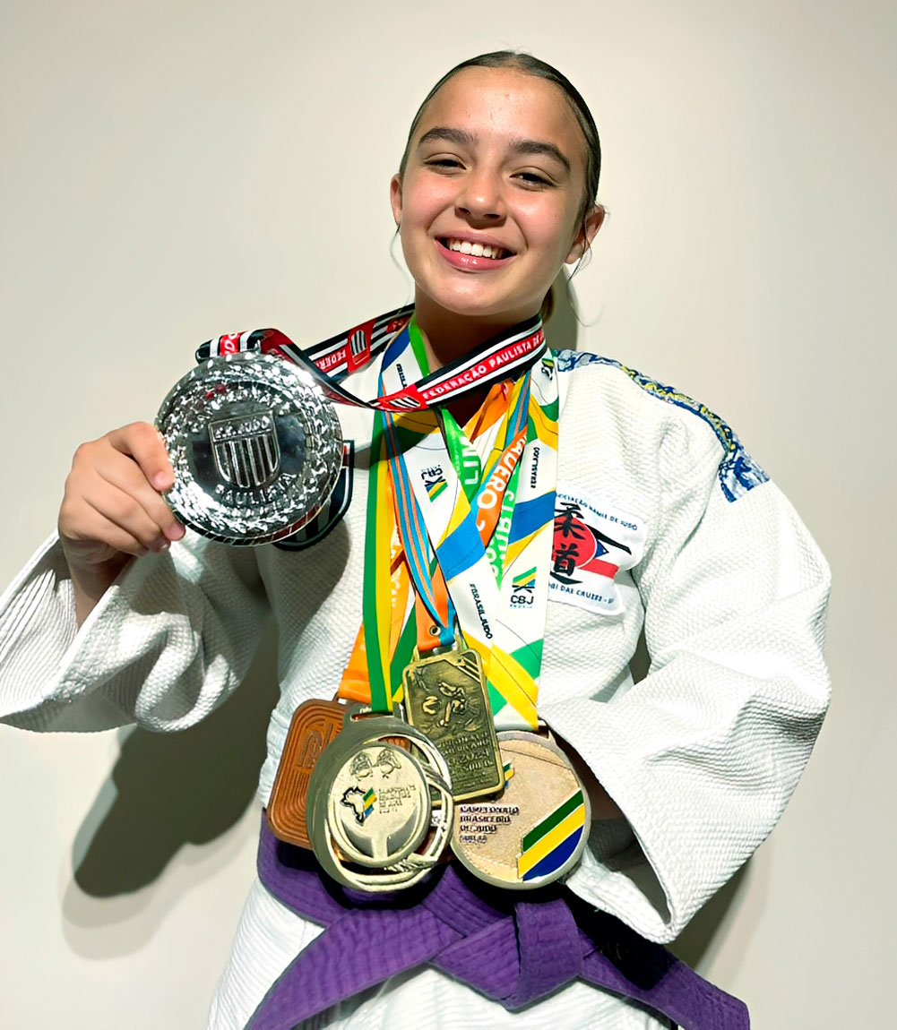 Prata no Paulista Sub 15, Laressa Tavares escancara o alto nível técnico do judô paulista