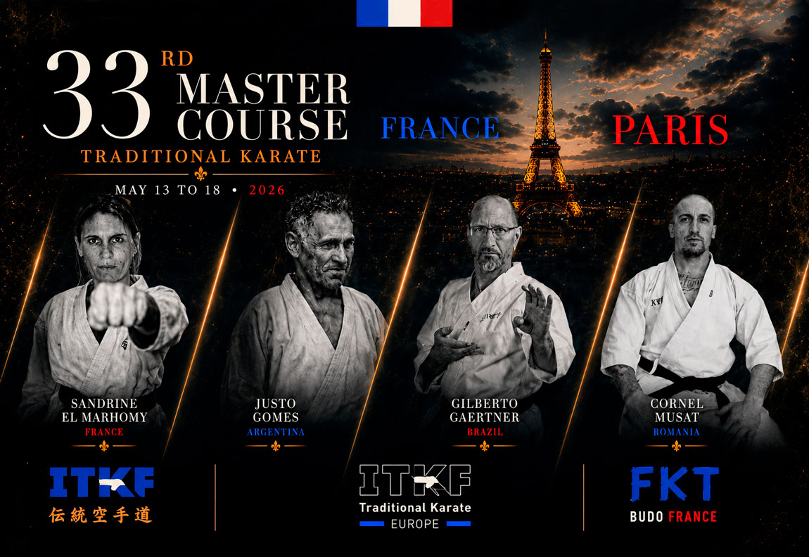 Paris to Host the 33rd ITKF Global Traditional Karate Master Course This Week