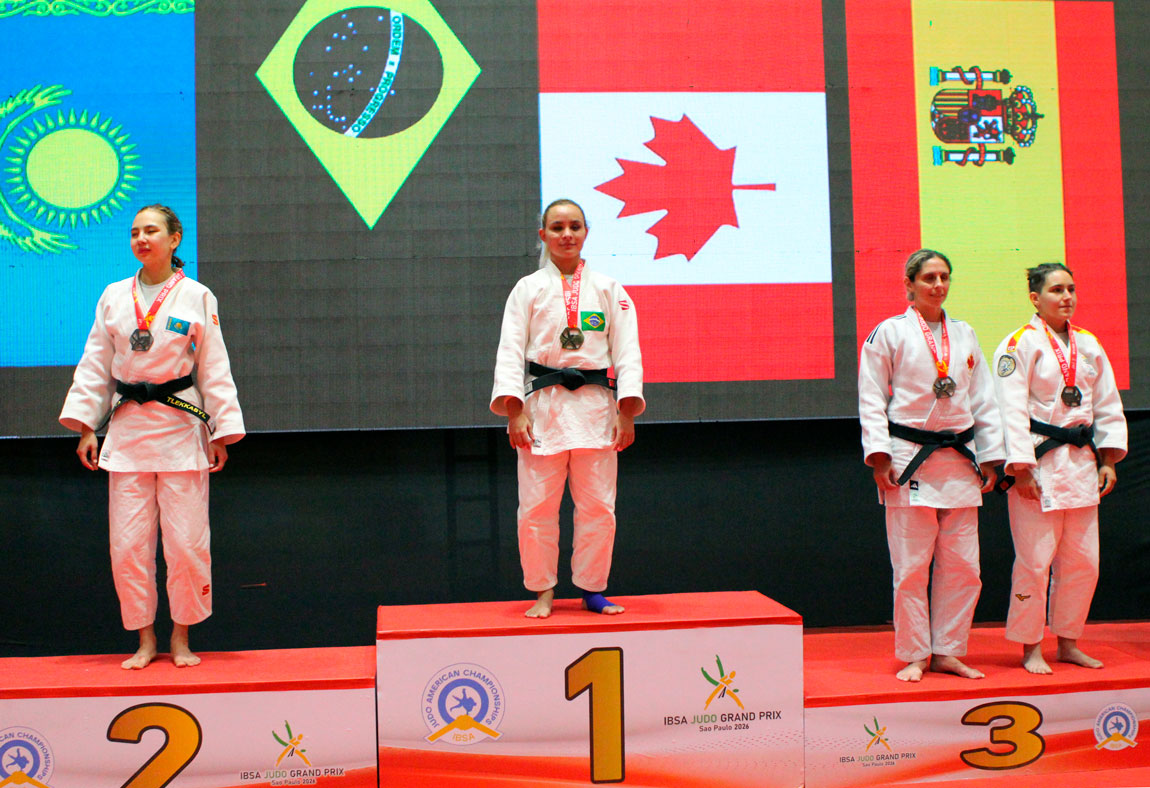 Brasil conquista dois ouros no primeiro dia do Grand Prix da IBSA e inicia com força a corrida para Los Angeles 2028