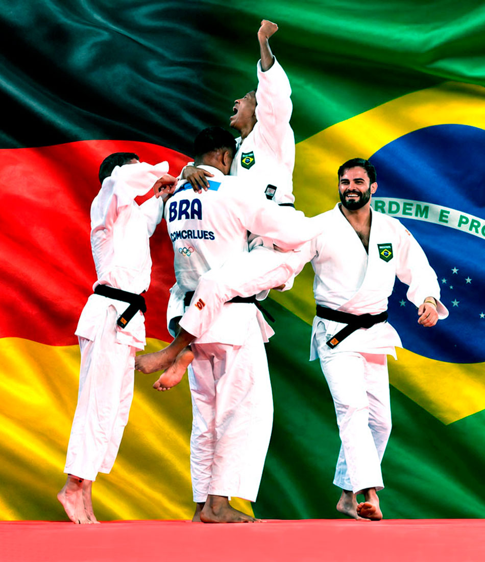 Brasil e Alemanha reeditam rivalidade internacional com a volta do desafio internacional de Judô