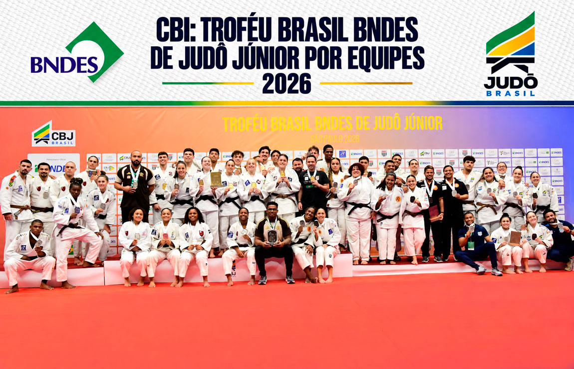 Sogipa é campeã por equipes do CBI: Troféu Brasil BNDES de Judô Júnior 2026