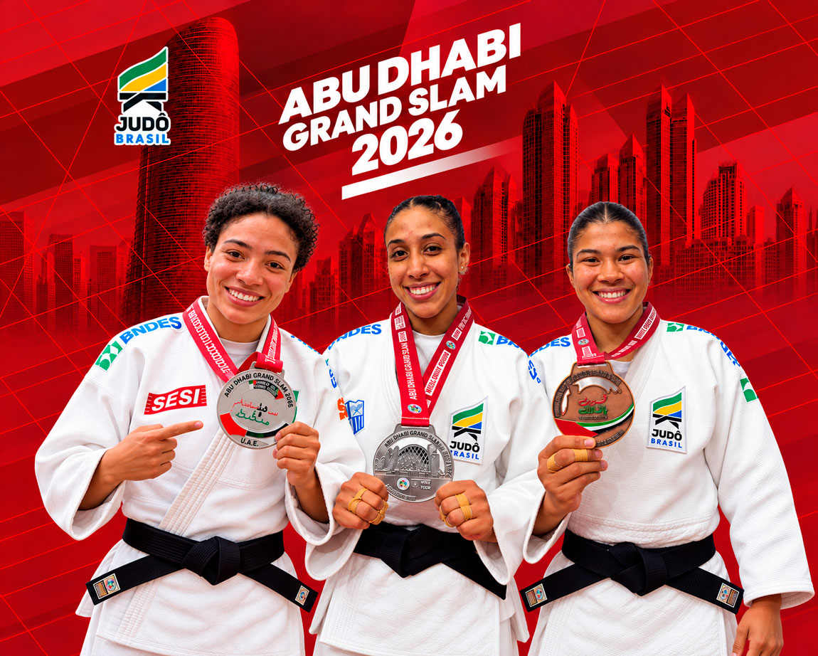 Brasil encerra Grand Slam de Abu Dhabi com duas pratas, um bronze e dois quintos lugares